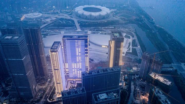 碧桂园深蓝国际景观,碧桂园深蓝国际交付