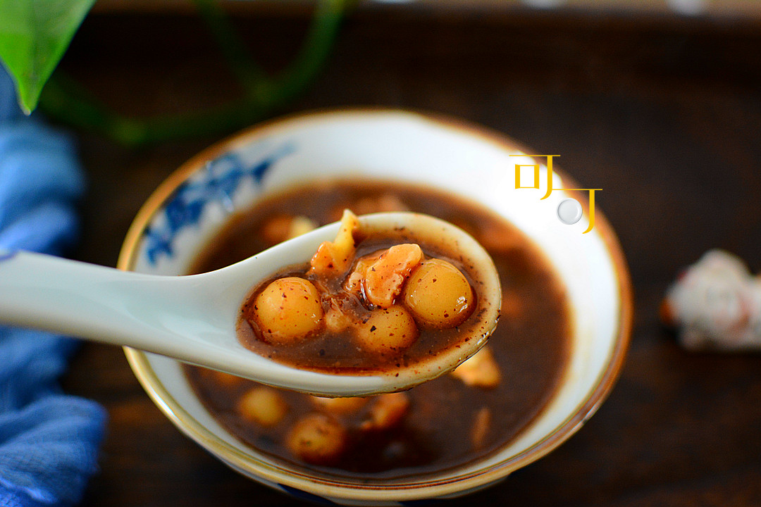 糯米豆沙圆子的做法,豆沙糯米圆子甜品