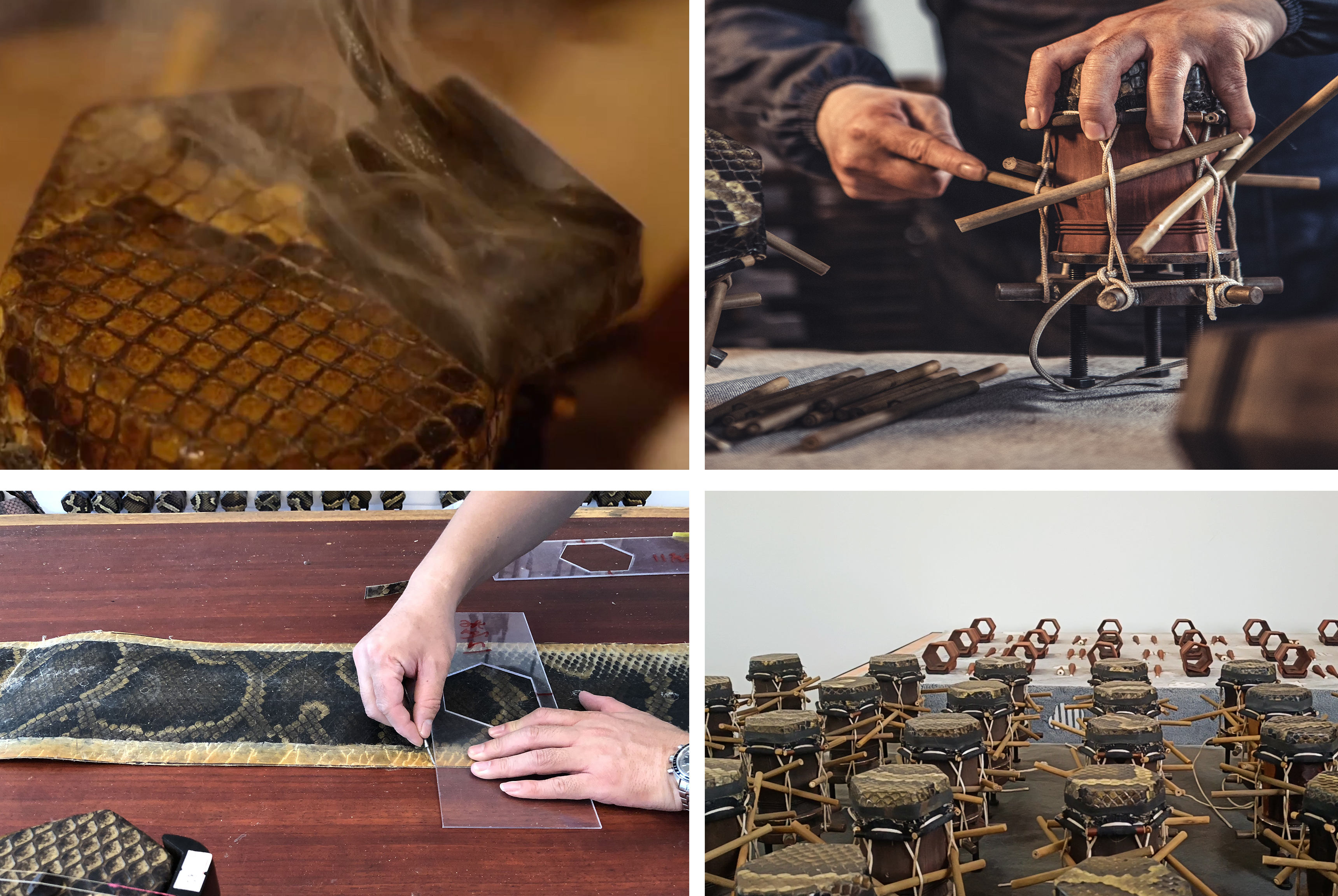 「汉韵二胡」二胡厂家揭秘：传统工艺老红木二胡的纯手工制作工序