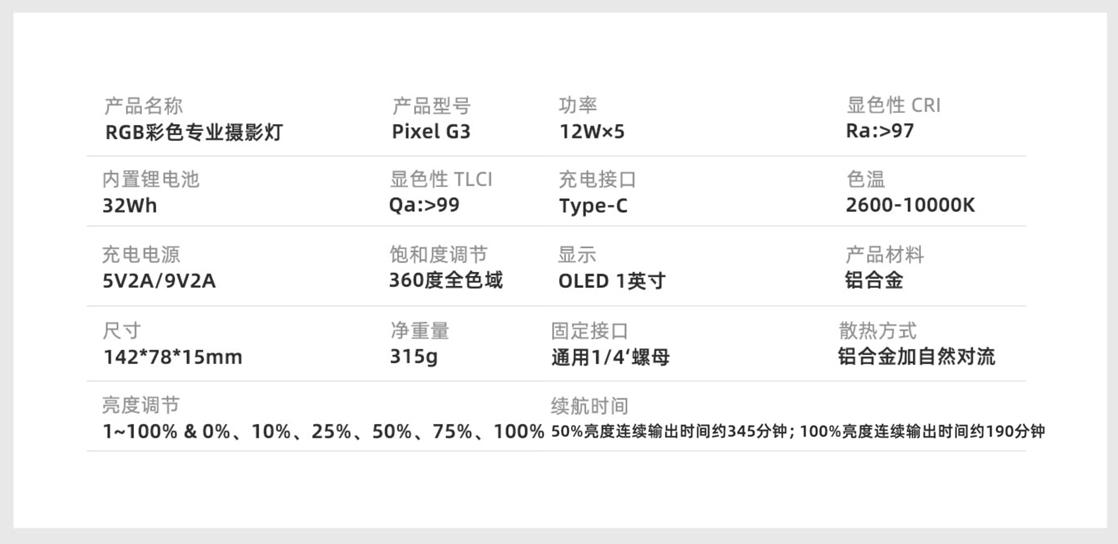 rgb摄影灯推荐,rgb摄影灯g3