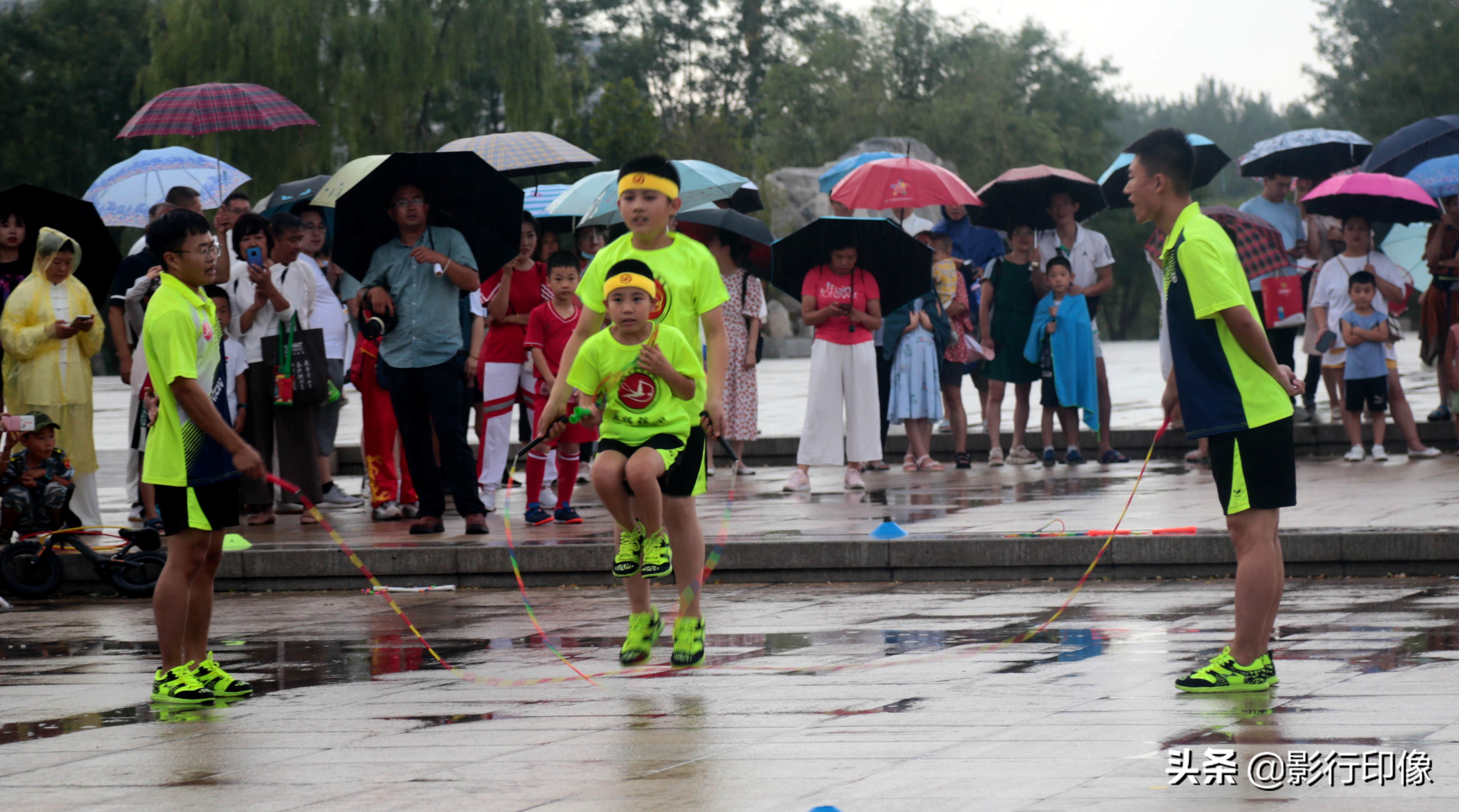 临汾市2020年全民健身启动仪式在在九州广场举行