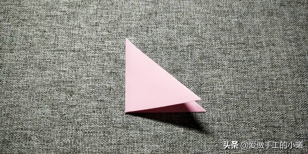 立体花怎么折简单又漂亮,手工折花最简单的五瓣花