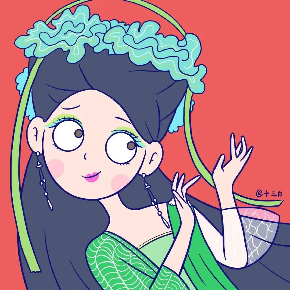 古典漫画头像小可爱,经典头像小可爱