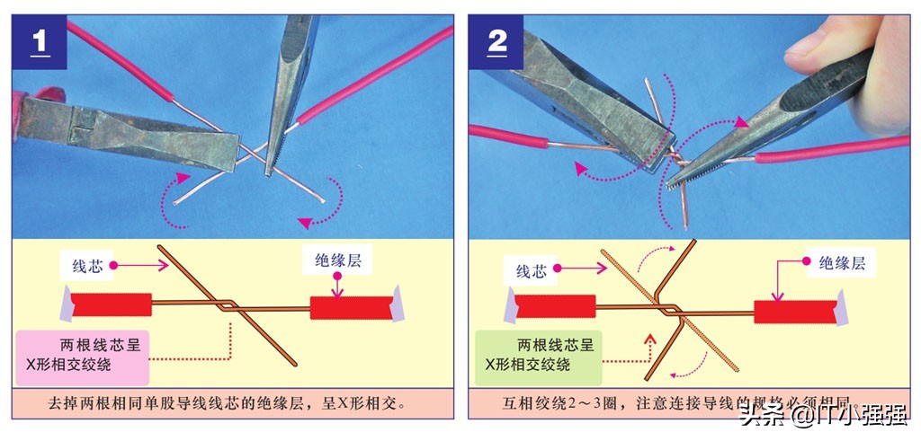 线缆正确连接方法,电视线缆怎么连接