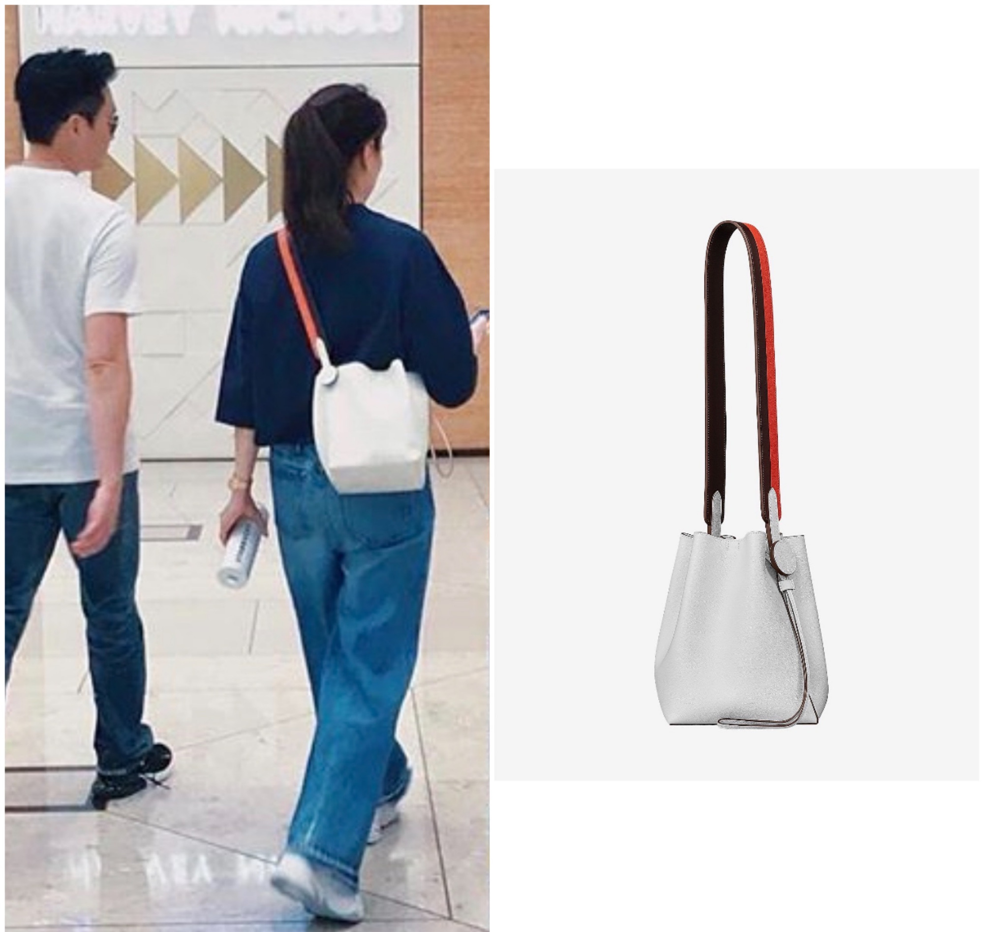 袁咏仪提爱马仕在机场小跑,袁咏仪爱马仕代言