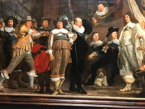 伦勃朗夜巡荷兰画,伦勃朗夜巡画作品欣赏