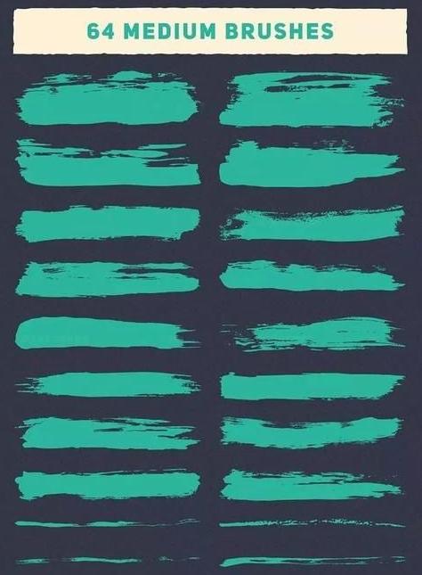 只听说过PS笔刷？这300款AI插画笔刷，1分钟给你想要的效果