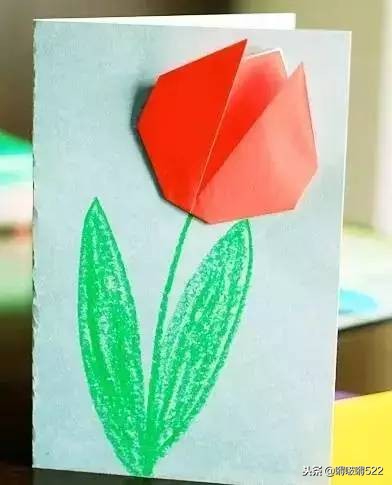 幼儿园节日贺卡制作教程简单漂亮,一年级手工节日贺卡