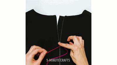 被子拉链坏了快速修复,衣服拉链坏了一根吸管解决