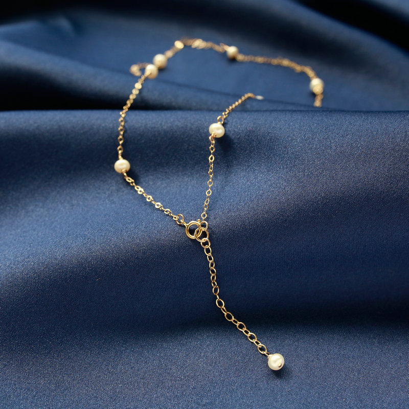 简约百搭高领锁骨链搭配,网红爆款锁骨链编织百搭