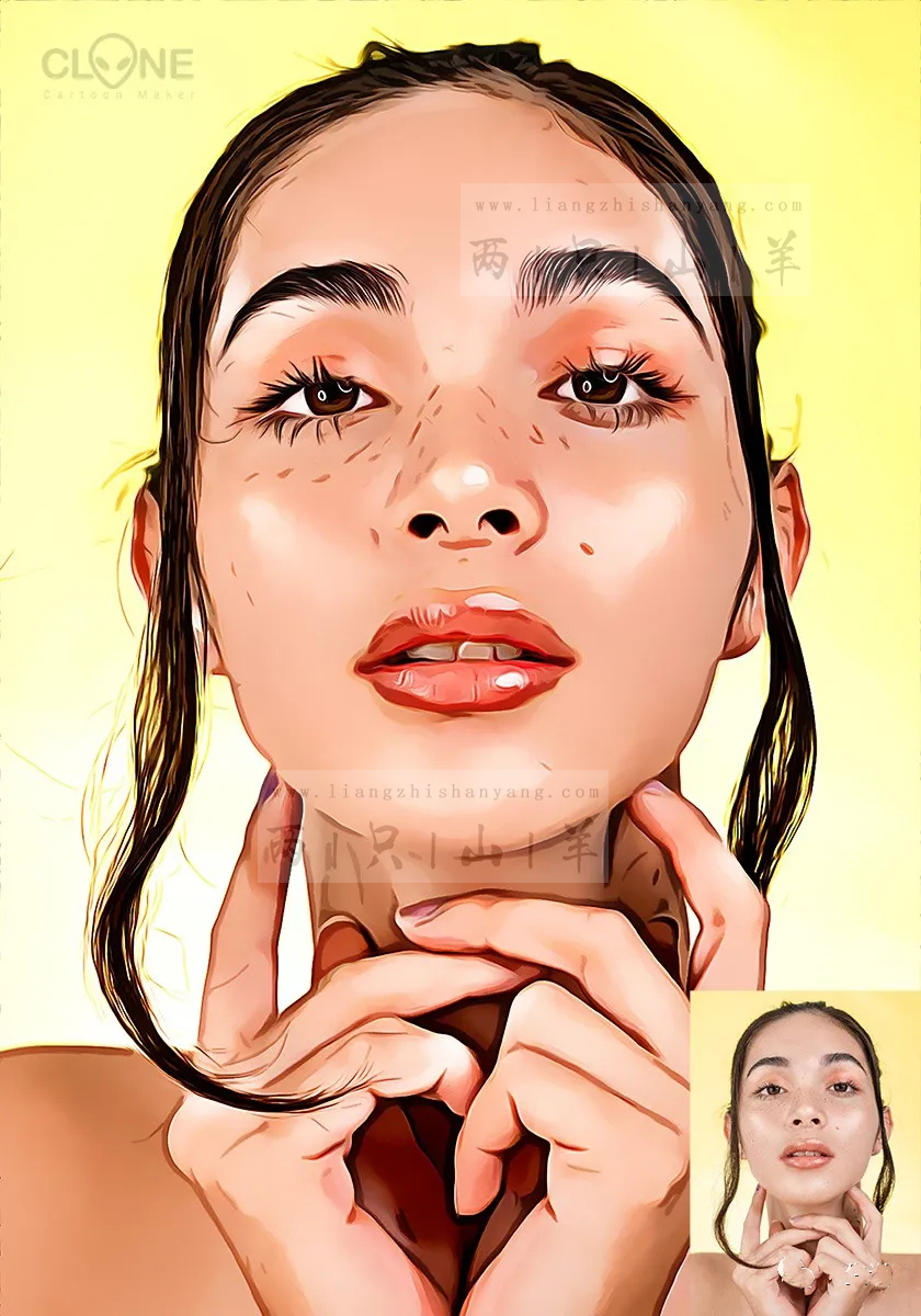 照片变卡通画一键生成,照片一键变成卡通漫画