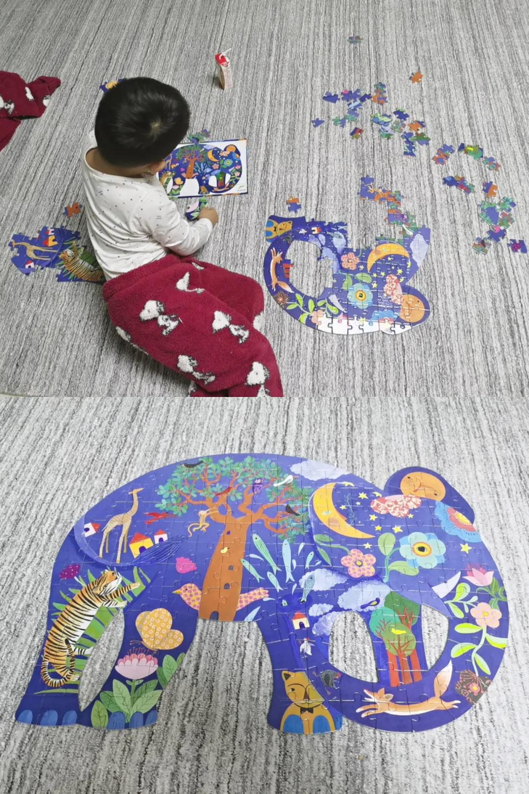 寒假打发时间,6-12岁专注力立体训练玩具拼图