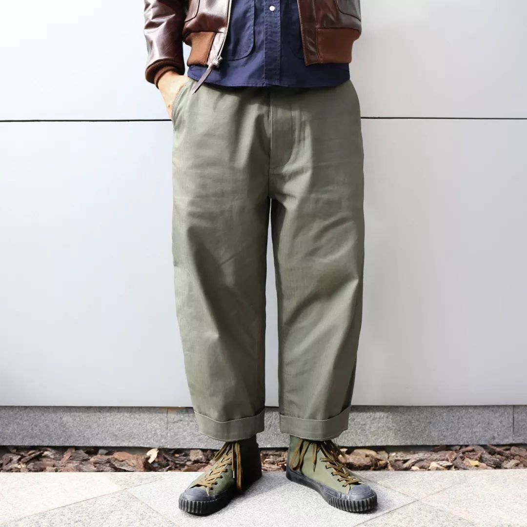 很酷的军装裤,适合学生党的军装裤