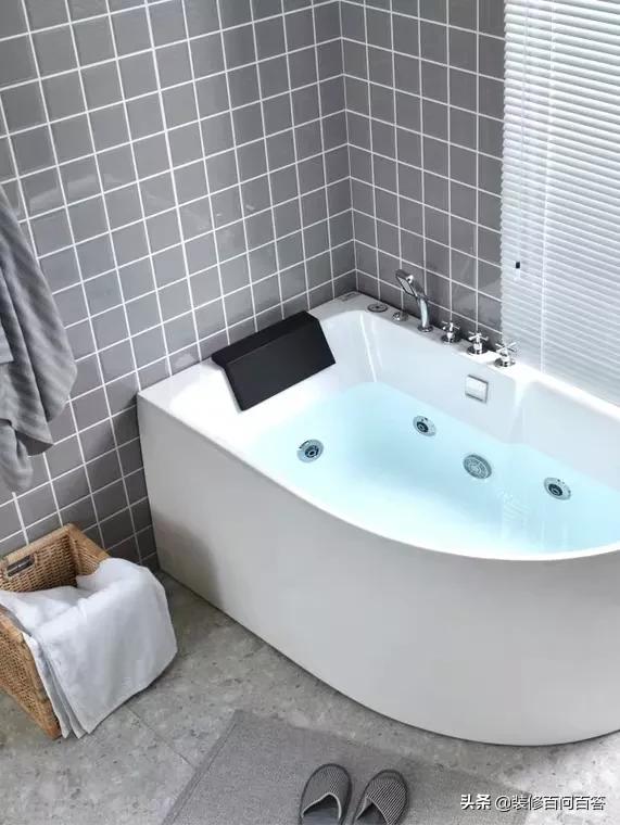 7平米卫生间有浴缸最佳布局图,4平米卫生间正方形能放小浴缸吗