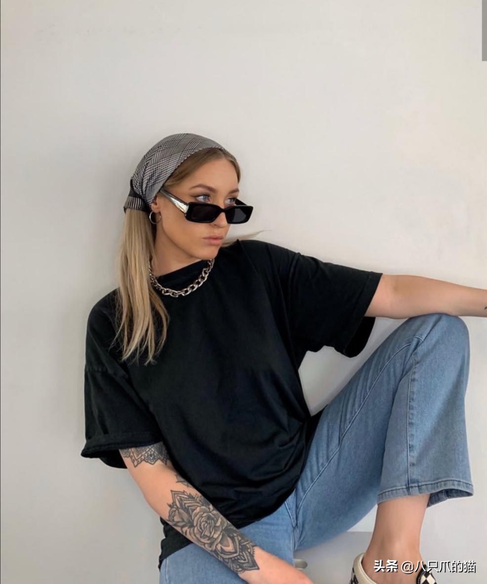 头巾戴法女士,异域风头巾教程