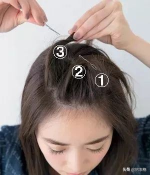 中长发发型刘海扎法,侧编短刘海的扎法100种