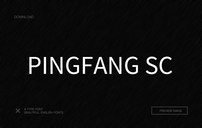 大品牌用的免费商用英文字体,180款免费字体下载可商用