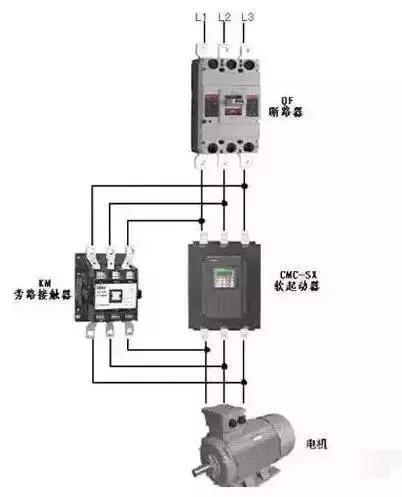 电接点压力表接软启动器接线图,软启动器控制二次回路接线图