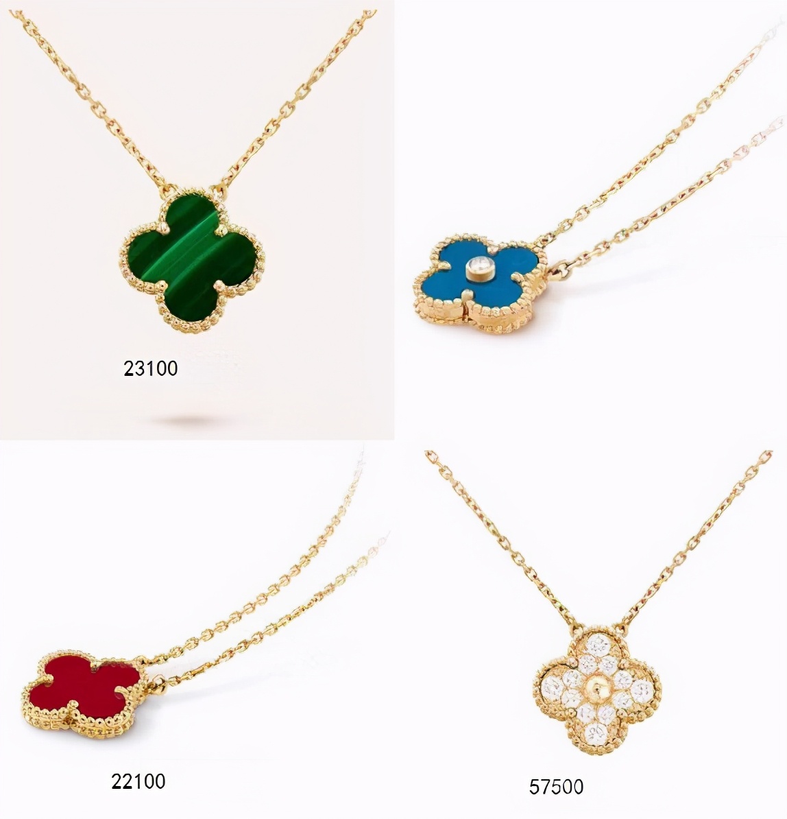 四叶草项链梵克雅宝工厂店,四叶草项链梵克雅宝商标