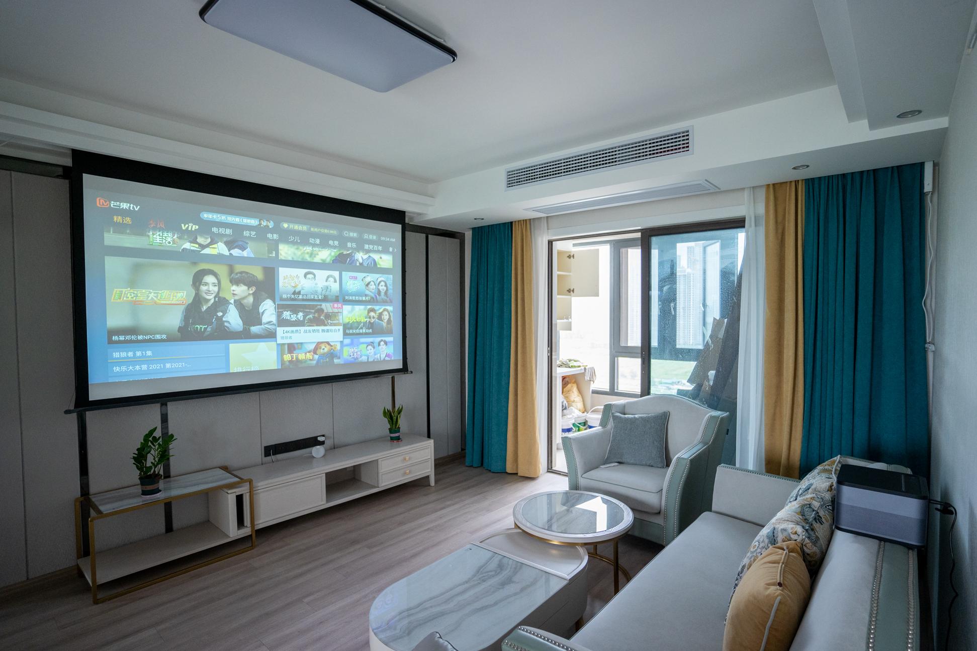 当贝投影仪f3家庭影院,当贝newf3投影仪测评