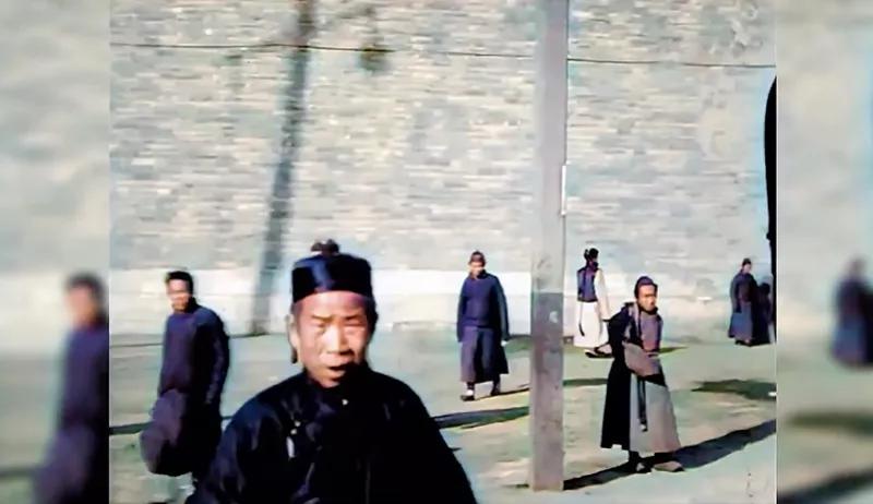 英国ai修复100年前北京晚清的影像,清朝老照片修复ai智能复原