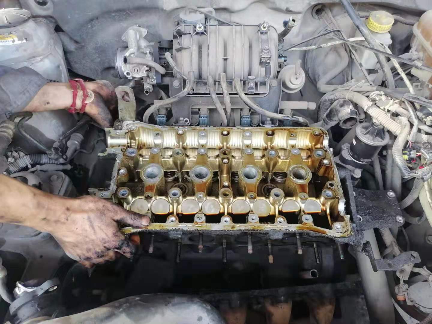 车主不听胖哥建议，高速正时皮带捋齿，16气门无一幸免