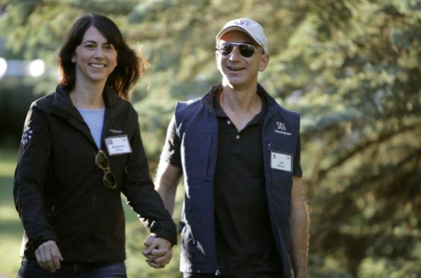 贝佐斯前妻有多少钱,贝索斯的现任妻子