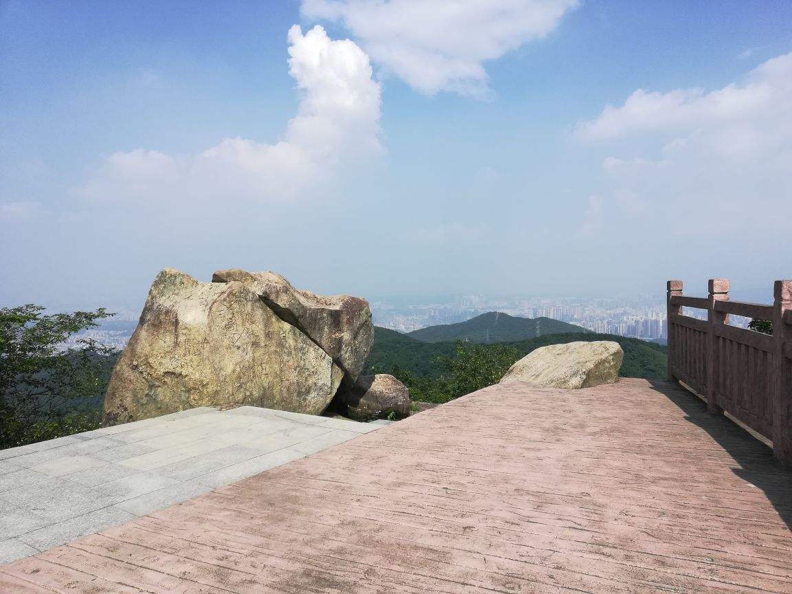 羊台山玻璃观景台在哪里,深圳羊台山最佳观景