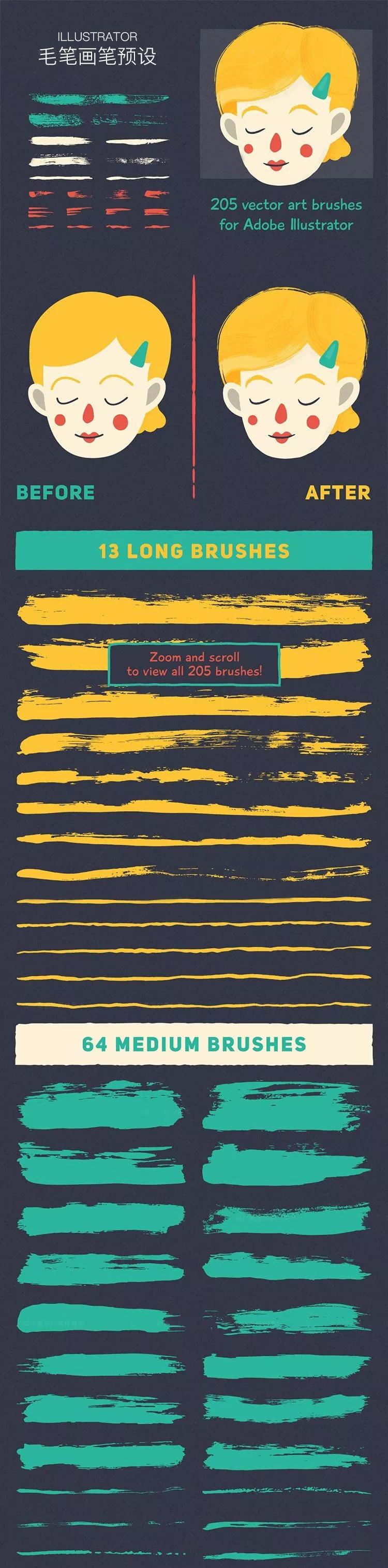 哪里有免费的ai笔刷,简单实用的笔刷工具教程