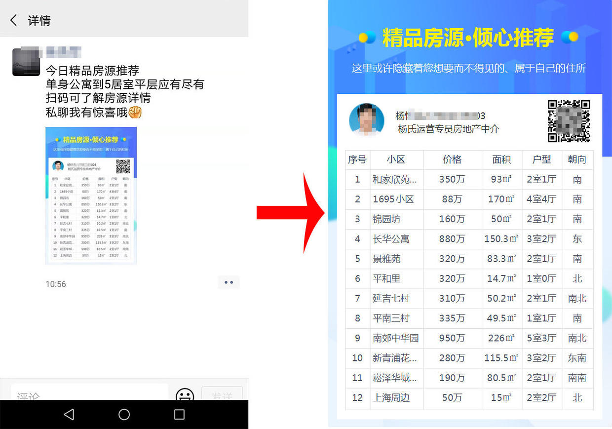上海梵讯|房源单，房产中介社交营销获客几率提升12倍的神器
