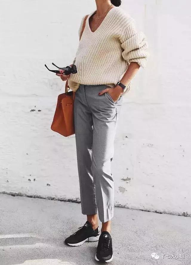 九分裤显腿长什么原因,九分裤显腿直