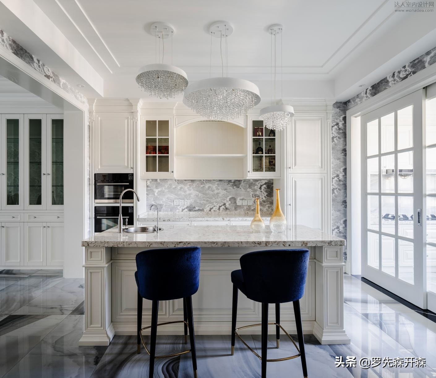 上海127平米轻奢装修效果图,上海140平新中式装修效果图