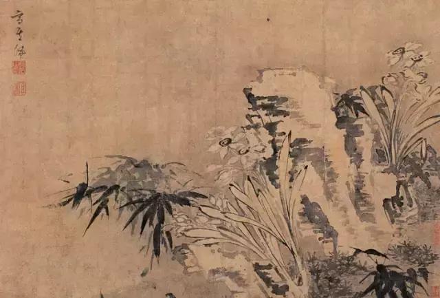 这组花鸟画作品着实让人眼前一亮,这水墨花鸟画太养眼了