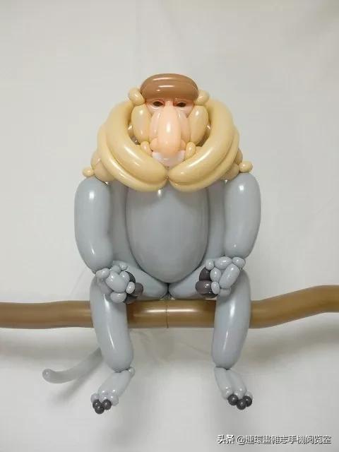 长气球的天鹅编法,天鹅气球编法