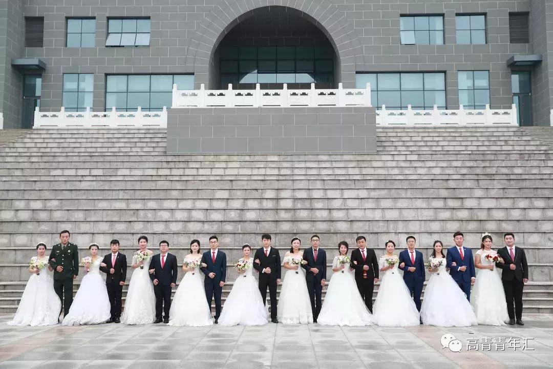 淄博高青婚礼红旗车队,高青国井南苑婚礼