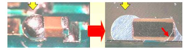 贴片电阻中间断裂是什么原因,贴片电容裂开了改善措施