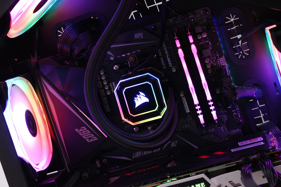 海盗船h100ipro240水冷,海盗船icueh100i一体式水冷