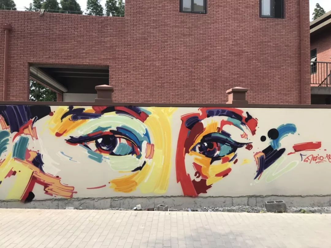 万达网红涂鸦墙,高颜值涂鸦墙