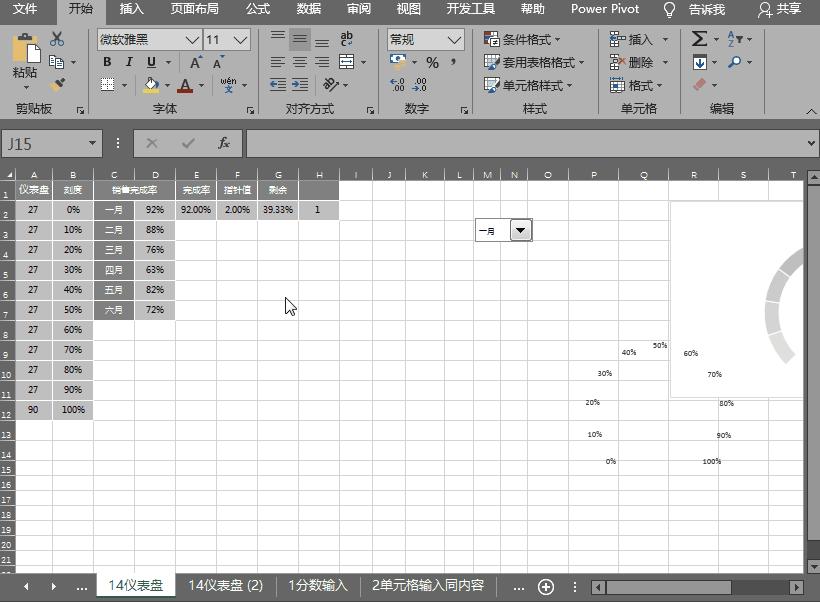 excel怎么把数字和百分比变成图表,excel做图表百分比折线图