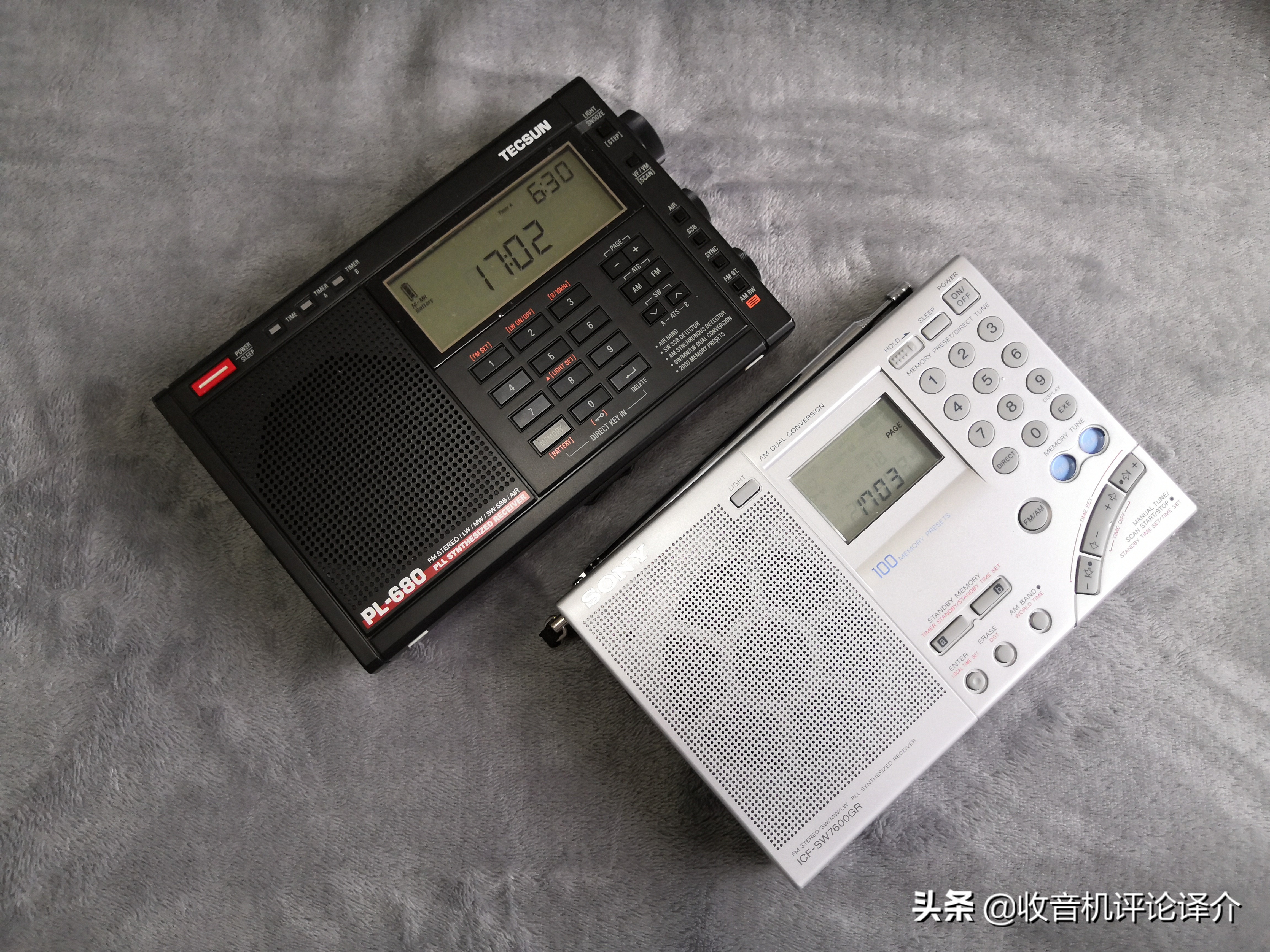 德生收音机pl-680开箱,德生pl680收音机改造