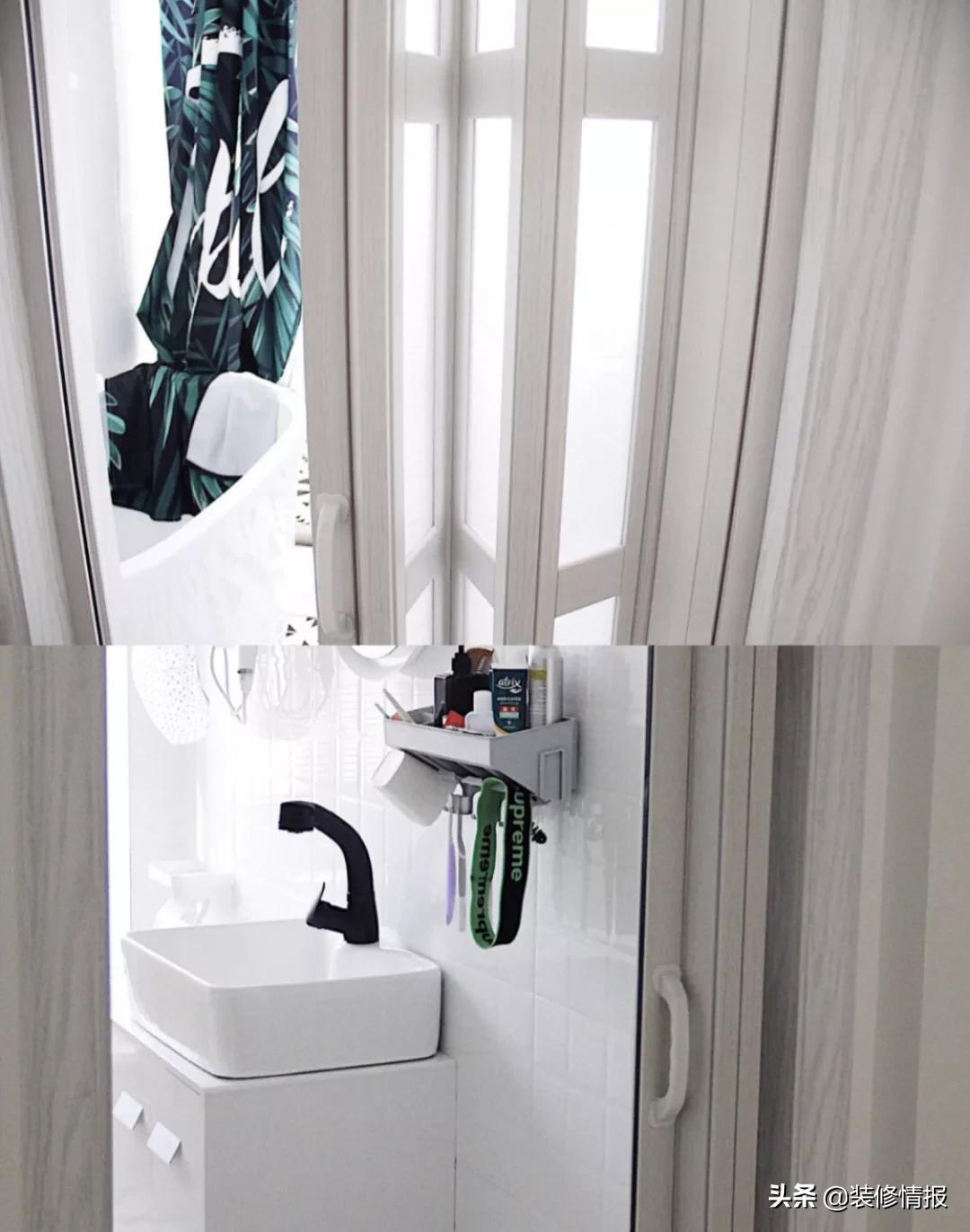 小户型卫生间平面布局最佳效果图,正方小户型卫生间设计布局