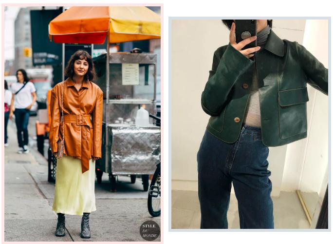 穿上小皮衣，我就是整个办公室最时髦的姑娘！