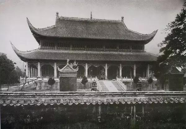 100年前中国风景建筑老照片,两亿多年前的景观