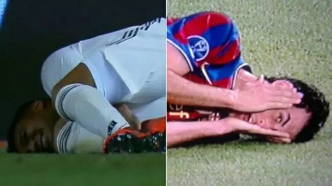 足球场为什么要假摔,足球场上的假摔集锦