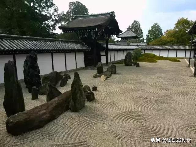 日本最有名枯山水庭院,日本枯山水效果图