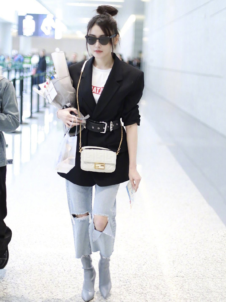 裴珠泫最新机场照同款穿搭 (张天爱vs裴珠泫)
