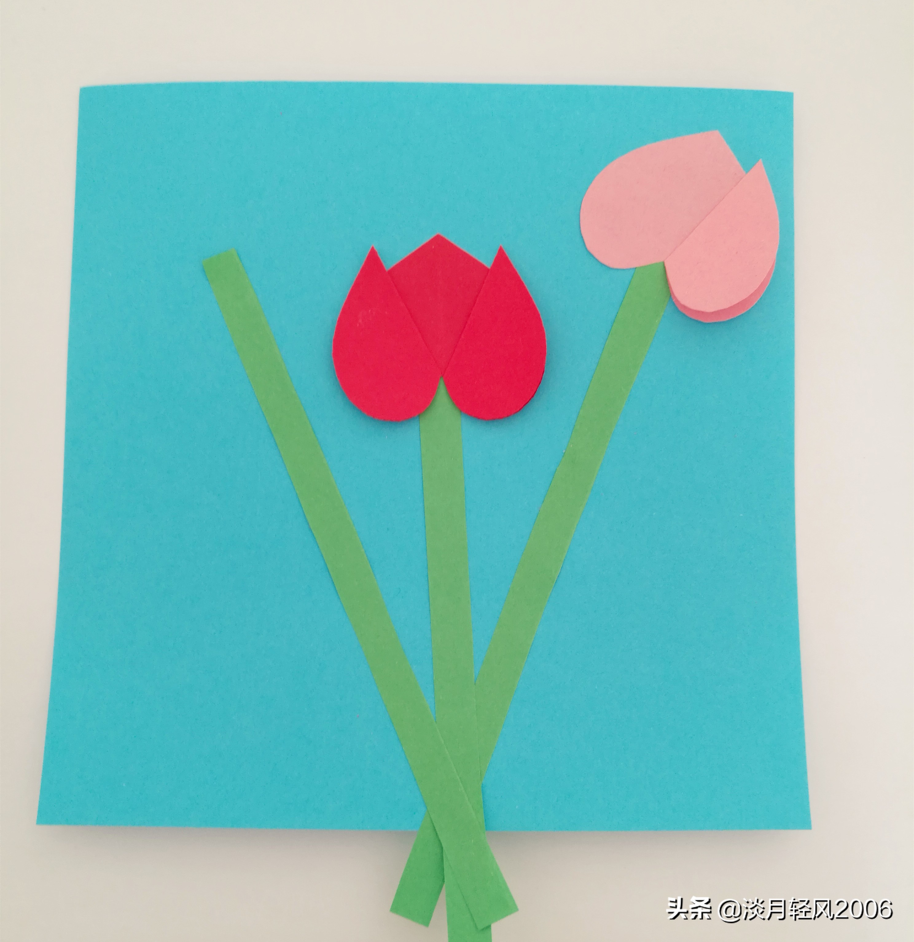 手工教程幼儿园最简单的手工贴画,最简单幼儿手工贴画