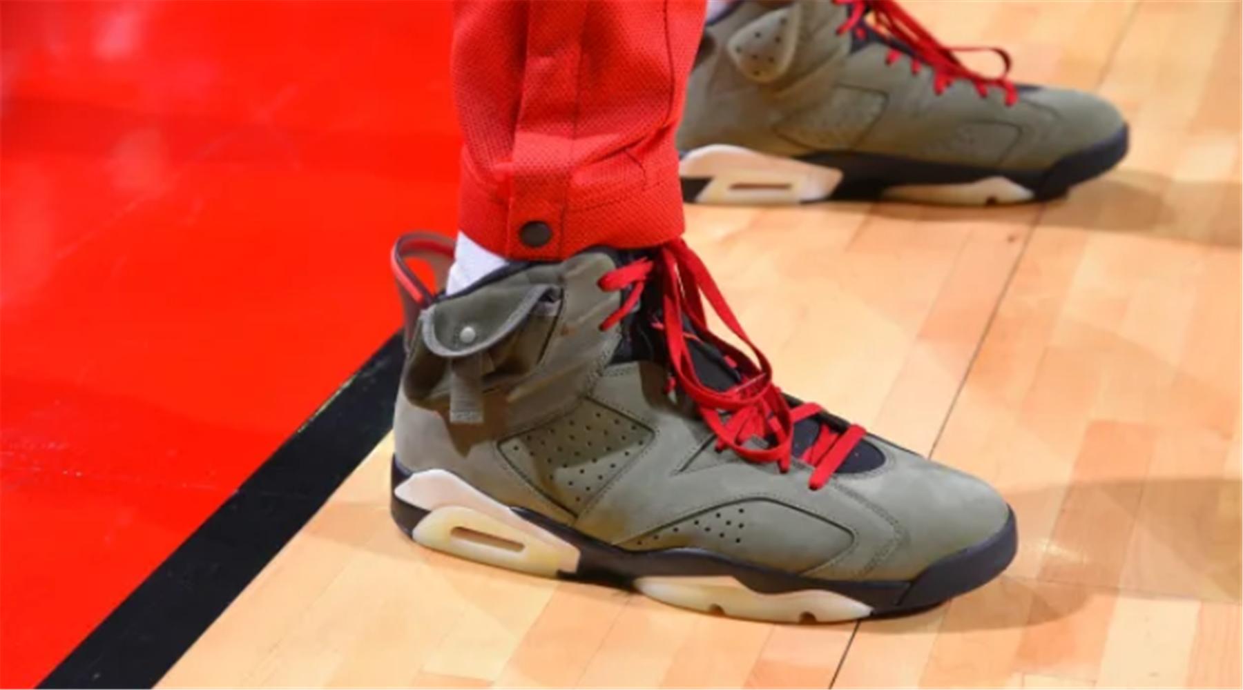 nba季前赛球员上脚鞋款一览12月,勇士队乌布雷上脚的鞋