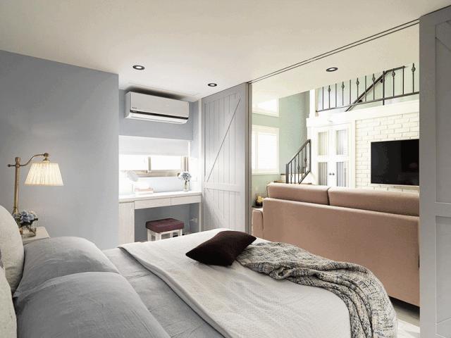 82平的房子装出100平的效果,一进房子就被玄关迷住