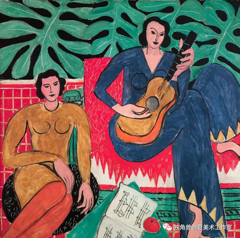 学习大师绘画|玩鱼的猫马蒂斯野兽派创始人